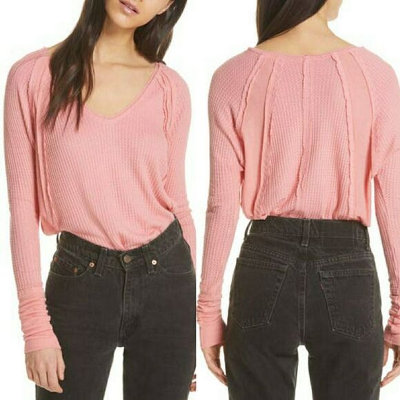 WE THE FREE Catalina V-Neck Thermal Top - Picture 1 of 2